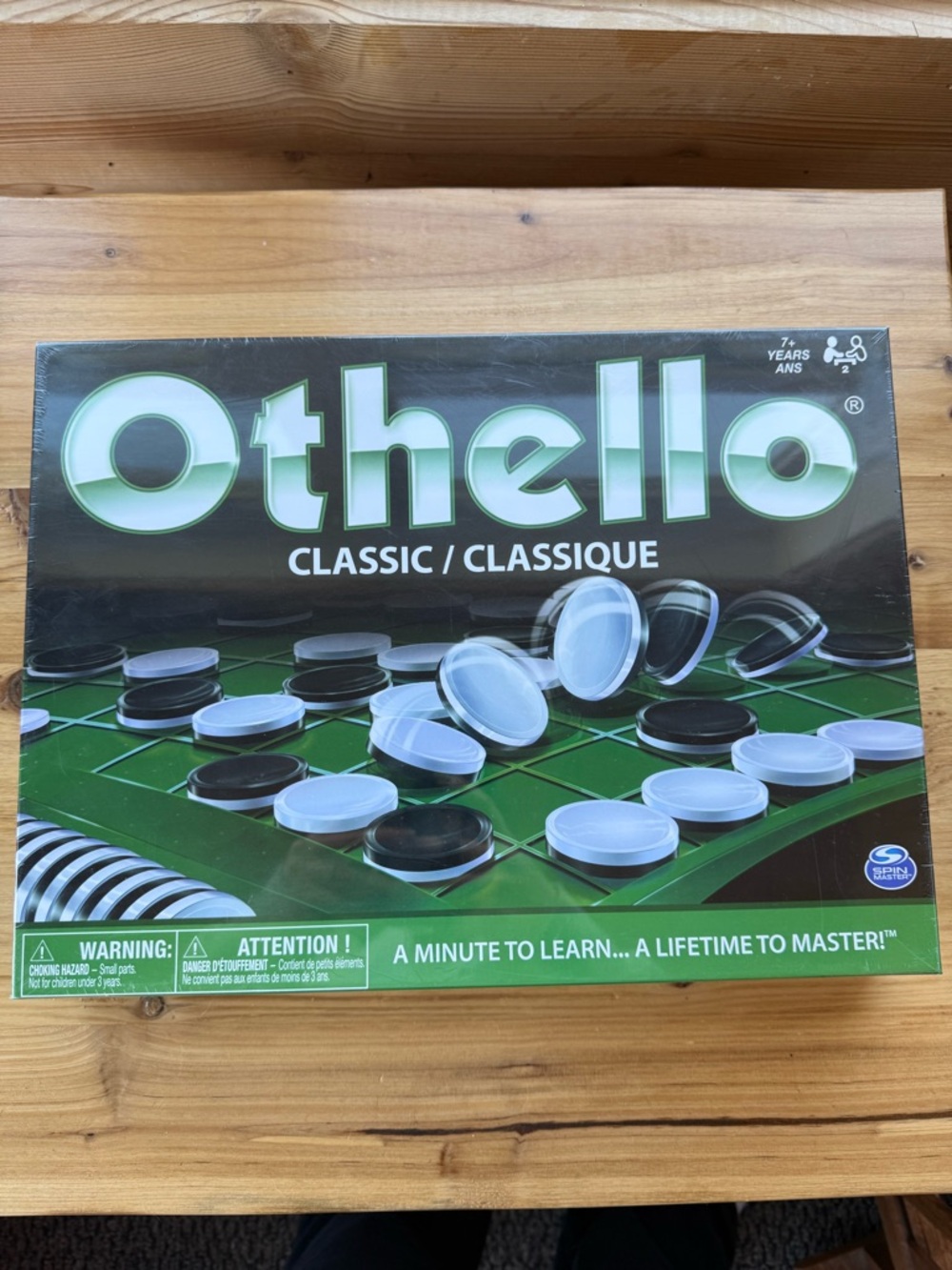 Othello Classic by Spin Master NWT Board Game 2 Players Ages 7+